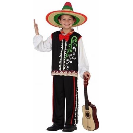 Mexicaanse senor kostuum voor jongens 140 (10-12 jaar) - Mexico outfit