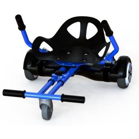 Hoverboard / Oxboard / Hoverkart / Hoverseat / Go Kart voor de hoverboard - simpel en snel te bevestigen / Balance Scooter / Zelfbalancerende Scooter - Blauw