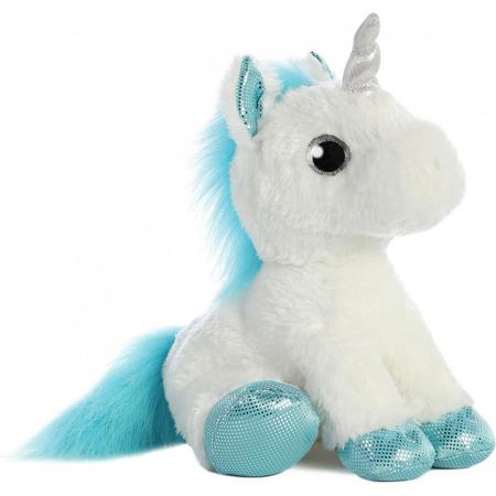 Aurora Knuffel Sparkle Tales Frosty Unicorn 30,5 Cm Wit
