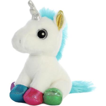 Aurora Knuffel Sparkle Tales Jewel Unicorn 18 Cm Wit