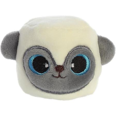Aurora Mini-knuffel Yoohoo Beanbag 6 Cm Wit/grijs