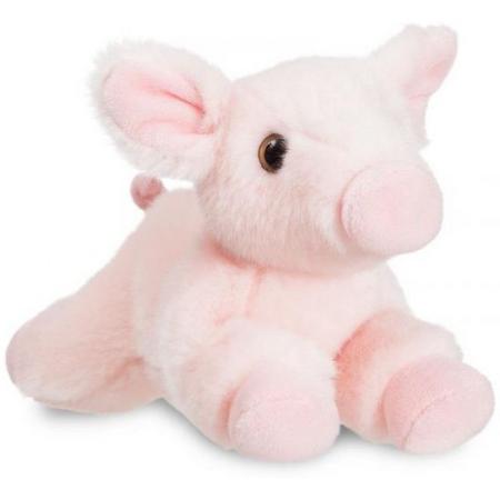 Aurora knuffelvarken roze 28 cm