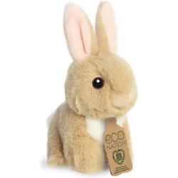 Pluche dieren knuffels konijn van 13 cm - Knuffeldieren konijnen speelgoed