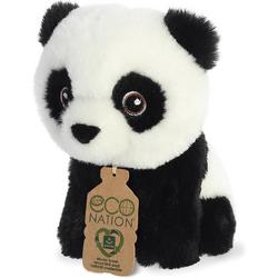 Pluche dieren knuffels panda van 13 cm - Knuffeldieren pandas speelgoed
