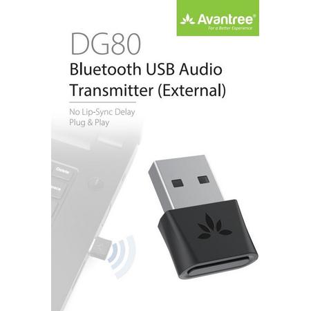 Avantree - DG80 - Bluetooth 5.0 USB Audio Adapter (Audio Only)