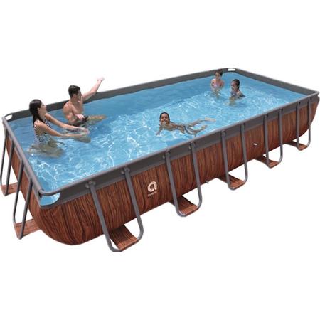 Avenli Pro zwembad-  540 x250 x 100cm- Opzetzwembad- Met filterpomp en veiligheidsladder