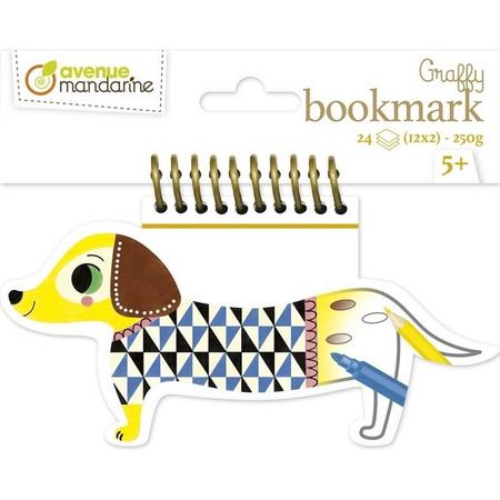 Avenue Manderine Graffy Bookmark - Hond 24 vel