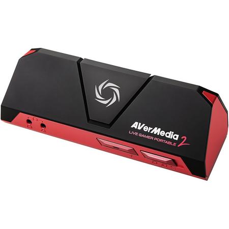 AVerMedia - Live Gamer Portable 2, Multi Platform Video Capture for PC, Xbox 360, Xbox One, PS3, PS4, Wii U