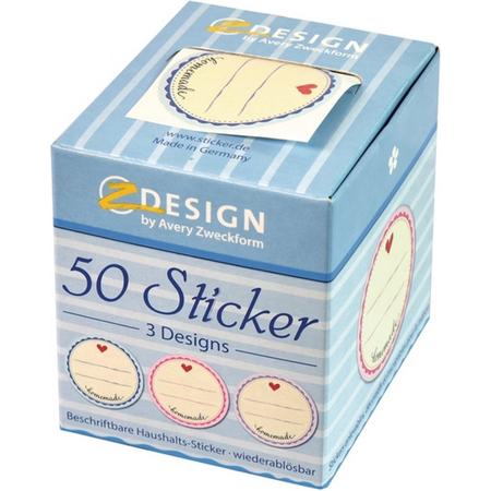 Avery AV-56819 Huishoud Sticker Box Homemade 3 Designs