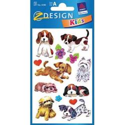 Avery Stickers Honden Junior 7,6 X 12 Cm Papier 26 Stuks