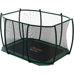   Veiligheidsnet gebogen palen tbv trampoline 352 - L520 x B305 - Groen
