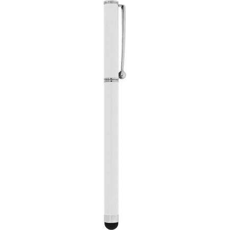 Azuri stylus pen met balpen - wit