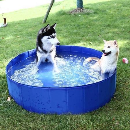 Dierenzwembad Zomer Honden Zwembad Huisdier Bad Zwembad voor Honden Wassen Draagbare PVC Buiten Duurzaam Huisdier Bad Kinderbad voor Grote Hond Kat -