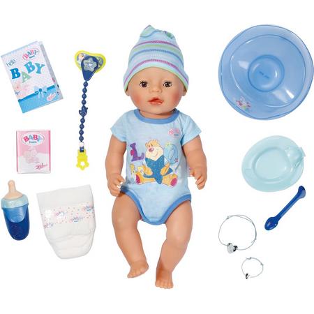 BABY born Interactieve Pop Blauw - Jongen - Babypop