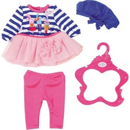 Baby Born Kledingset Voor Pop Fashion Van 43 Cm Blauw/roze