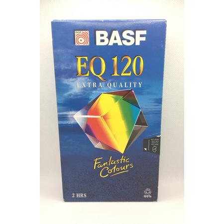 BASF VHS EQ-120 extra qwality fantastic colors / vhs video cassette / vhs bandje.