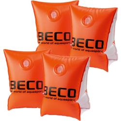 2x Paar Beco zwembandjes / zwemvleugels oranje - maat 0 - tot 15 kg - Zwemhulpjes - zwemmouwtjes/zwembandjes voor kinderen