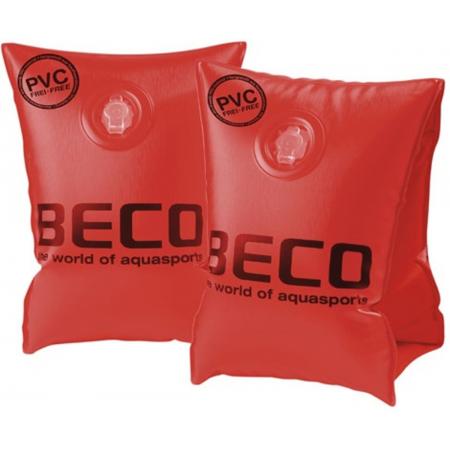Beco SOFT Zwembandjes – Zwemvleugels zacht & comfortabel – Zwemarmbandjes PVC-vrij - Rood - Maat 0, geschikt voor kinderen van 15-30 kilo