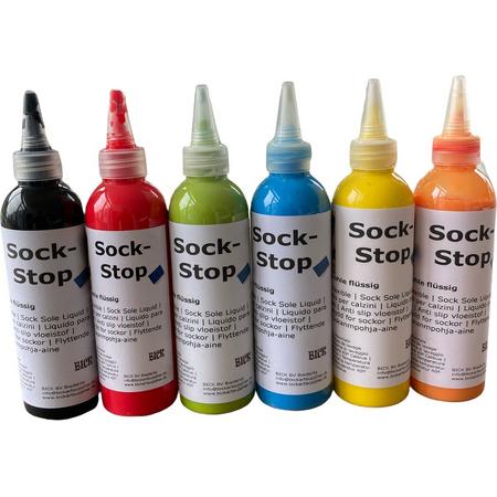Sock-Stop,  sokkenstop, anti slip voor sokken - Kleur Oranje
