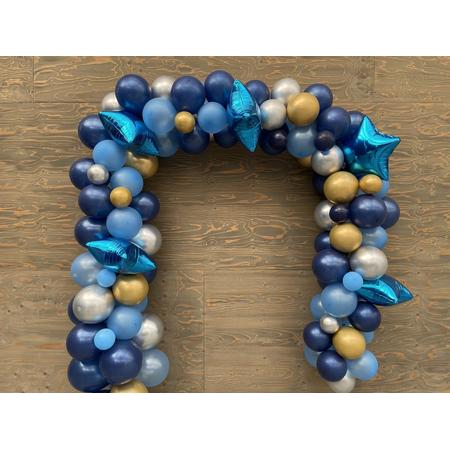 Ballonnenboog - Blauw - BIEK20 - met ophanghaakjes - Feest Versiering - Party Decoratie - Verjaardag - 106 stuks