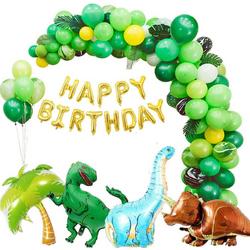 Ballonnenboog Dino - 101 ballonnen - incl. ophanghaakjes - Dinosaurus boog - Jungle - BIEK20 - Ballonboog - Verjaardag versiering - Feestartikel - Kinderfeest- Party decoratie -
