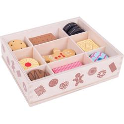 Bigjigs - Houten kistje met heerlijke koekjes