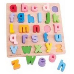 Bigjigs - Puzzel - Alfabet - Kleine letters
