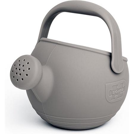 Bigjigs Stone Grey Silicone Watering Can