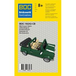BOC 10242 CB / 10242, MiniCooper Zwart Cabriodak / Uitbreiding / Lego Designs By BOC