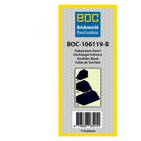BOC-106119-B Dakpannen set Zwart