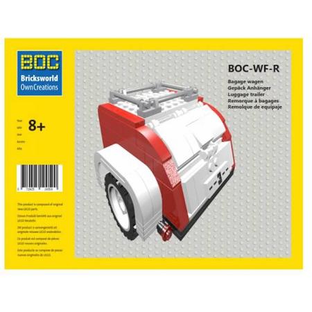 BOC WF R - 10220, VW T1 Rode Bagagewagen WestFalia  - Lego Designs By BOC