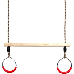 BOOST2 Trapeze met metalen ringen rood