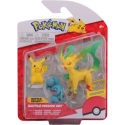 Pokémon Pikachu & Wynaut & Leafeon