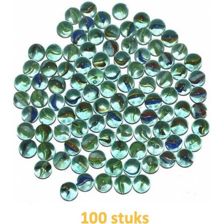 Knikkers van glas - 100 stuks