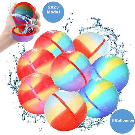BP Herbruikbare Waterballonnen pro - 8 stuks - Waterspeelgoed - Waterballonnen Speelgoed - Waterballonnen Zelfsluitend