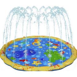 Waterspeelmat - Water Speelmat Met Fontein - Waterspel - Water Speelmat - Water Speelgoed - Kinderbad - Peuterbad