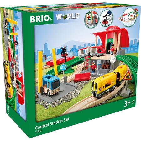 BRIO Centraal Stationset - 33989 - Speelgoedtreinset