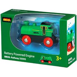   Groene locomotief op batterijen - 33595
