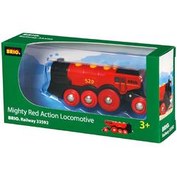   Rode locomotief op batterijen - 33592