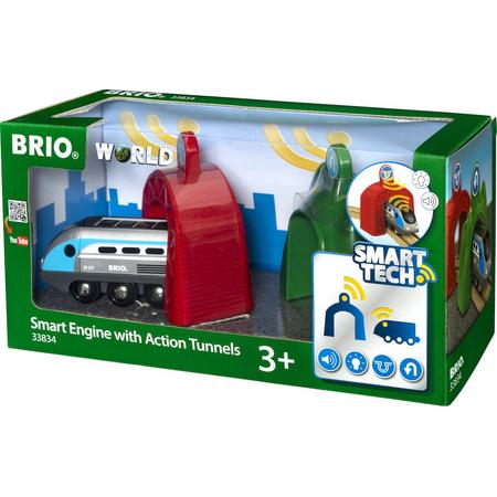 BRIO SMART locomotief met actietunnels - 33834