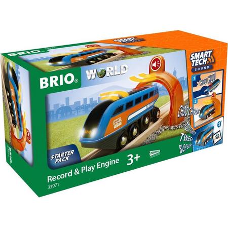 BRIO Smart Tech Sound Record & Play-locomotief - 33971