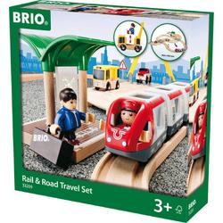 BRIO Spoor & weg reisset - 33209