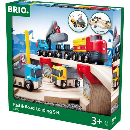 BRIO Spoor en weg transportset - 33210