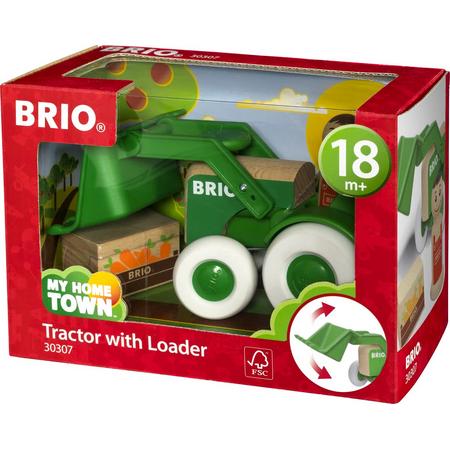 BRIO Tractor met voorlader - 30307
