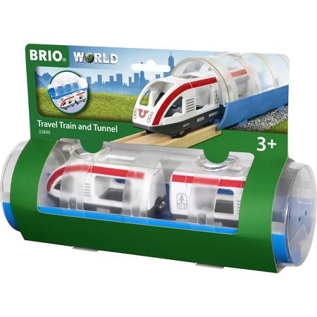 BRIO Travel trein & Tunnel