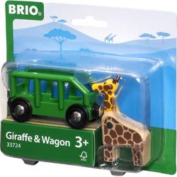   Wagon met giraffe - 33724