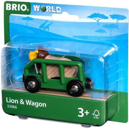 BRIO Wagon met leeuw - 33966