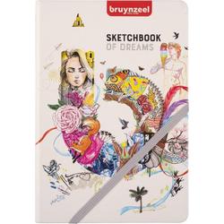 Bruynzeel Creatives Schetsboek 14,8 x 21 cm, 140 g/m2, 80 vellen