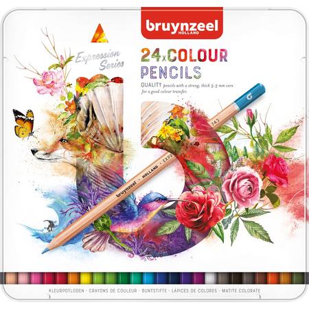 Bruynzeel Expression blik 24 kleurpotloden