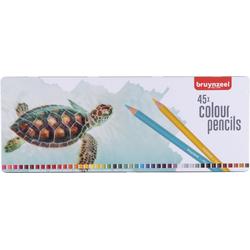 Bruynzeel Schildpad blik 45 kleurpotloden